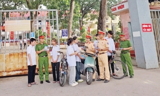 Bắc Ninh: Xây dựng cổng trường an toàn giao thông